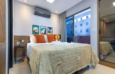 Vendo flat, mobiliado, com 21m² no bairro jardim oceania em joão pessoa