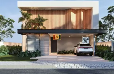 Casa em condomínio fechado com 5 quartos sendo 5 suítes no bairro portal do sol em joão pessoa