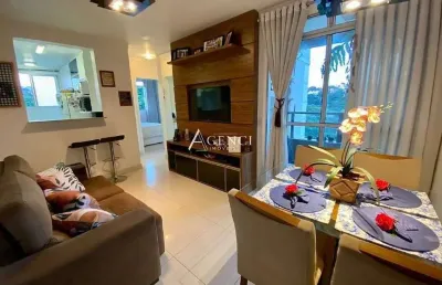 Apartamento de 2 quartos com suíte e 2 vagas no bairro cabral