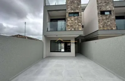 Sobrado com 3 dormitórios à venda, 126 m² por r$ 899.000,00 - xaxim - curitiba/pr