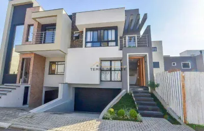 Sobrado com 3 dormitórios à venda, 199 m² por r$ 1.590.000,00 - pinheirinho - curitiba/pr