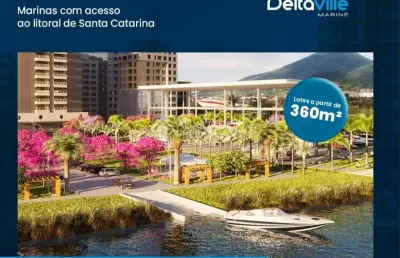 Terreno à venda na avenida deltaville, 04, beira rio, biguaçu, 1775 m2 por r$ 2.386.606