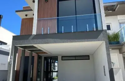 Casa com 3 quartos à venda na condomínio costa do sol, 367, deltaville, biguaçu, 155 m2 por r$ 999.000