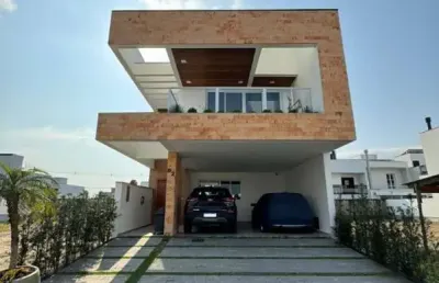 Casa em condomínio fechado com 3 quartos à venda na avenida deltaville, 150, beira rio, biguaçu, 192 m2 por r$ 1.282.500