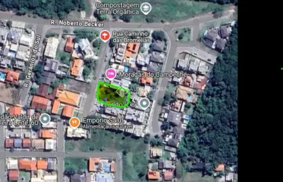 Terreno à venda na rua caminho das bromélias, 67, campeche, florianópolis, 450 m2 por r$ 1.098.000