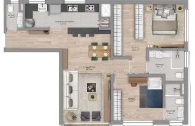 Apartamento com 2 quartos à venda na Rua Casemiro de Abreu, 111, Bela Vista, Porto Alegre