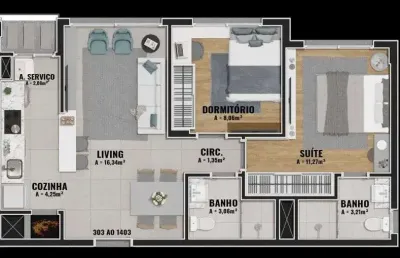 Apartamento com 2 quartos à venda na rua chile, 421, jardim botânico, porto alegre, 61 m2 por r$ 799.278