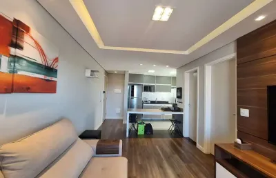 Confortável apartamento tipo para venda e locação em vila basileia com 1 quarto, 46m²
