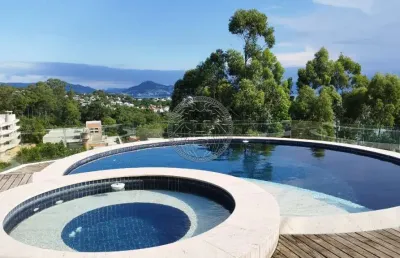 Casa em condomínio fechado com 4 quartos para alugar no cacupé, florianópolis , 1228 m2 por r$ 50.000