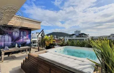 Cobertura com 2 quartos à venda no campeche, florianópolis  por r$ 1.850.000