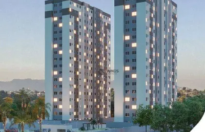 Apartamento com 1 dormitório à venda, 30 m² por r$ 171.500 - grama - juiz de fora/mg