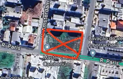 Terreno 1400m² frente para 3 ruas - santa regina - camboriú