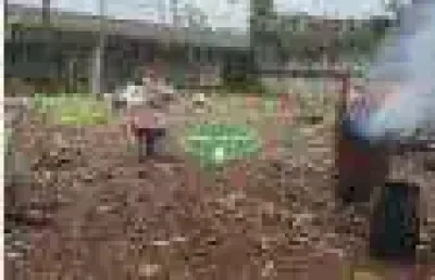 Terreno comercial para alugar na Avenida Martins Fontes, Chico de Paula, Santos