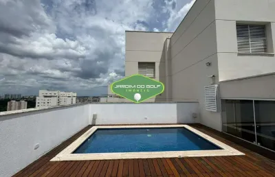 Cobertura mobiliada à venda no iepê golf | 4 suítes) | 5 vagas | 433 m2