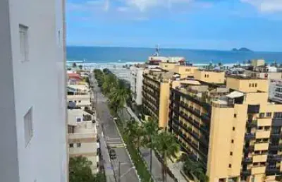 Condominio edifício mirante da enseada - apartamento vista para o mar varanda com churrasqueira enseada guarujá