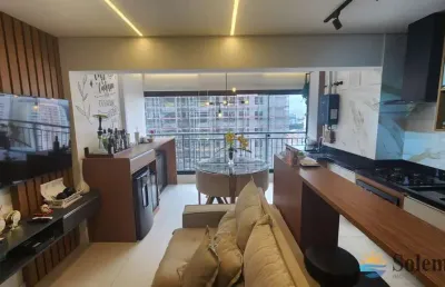 Universo - apartamento mobiliado 3 dorm 1 suite no universo tatuapé andar alto 810 mil
