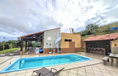 Chácara com 3 dormitórios à venda, 10000 m² $ 800.000 - grama - juiz de fora/mg