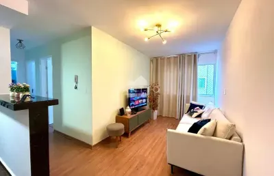 Apartamento dois quartos com área de lazer completa no marilândia