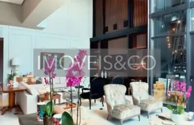 Cobertura de luxo na vila olímpia: 4 suítes, 6 vagas, 570m² lazer de hotel 5 estrelas - são paulo-sp