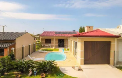 Casa 03 dorm à venda no bairro xangri-lá dos mares com 194 m² de área privativa - 2 vagas de garagem