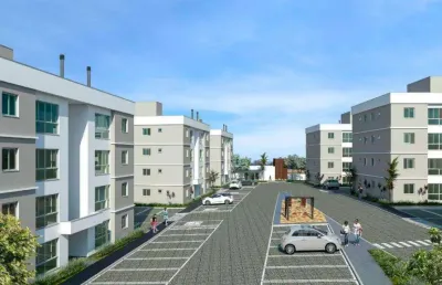 Apartamento 02 dorm à venda no bairro costa do mampituba com 48 m² de área privativa