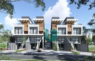 Casas novas em condomínio - 3 suites, terraço com  spa e churrasqueira, 2 vagas no água verde