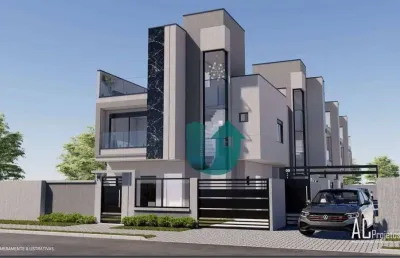 Sobrado com 3 quartos, sendo 1 suite e 2 vagas - capão raso