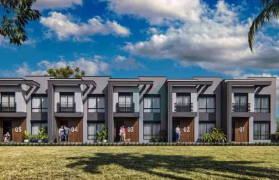 Sobrado duplex novo com 3 quartos, sendo 1 suite e 2 vagas - vista alegre