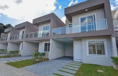 Sobrados duplex em condomínio fechado com 3 quartos sendo 1 suite e 2 vagas - campo comprido