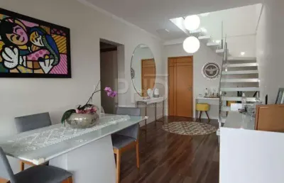 Excelente cobertura duplex 214 m² 4 quartos 1 suíte 3 vagas com lazer completo