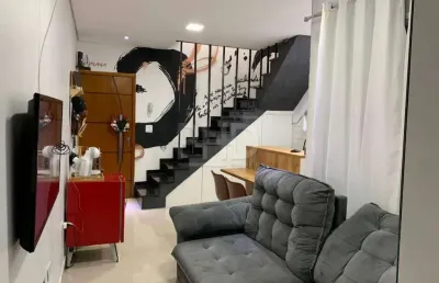 Cobertura à venda, 2 quartos, 1 suíte, 1 vaga, vila alto de santo andré - santo andré/sp