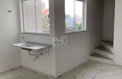 Cobertura à venda, 2 quartos, 1 suíte, 2 vagas, santa maria - santo andré/sp