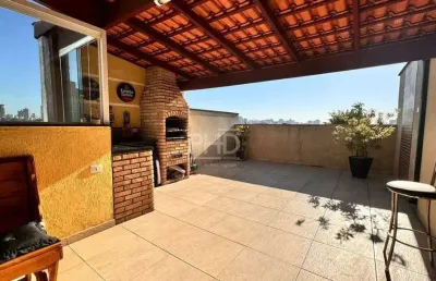 Cobertura duplex 100m² 2 dormitórios - 2vagas-vila metalúrgica -santo andre/sp