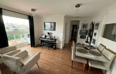 Apartamento à venda, com 63m2, 2 quartos, 1suíte, 2 banheiros, varanda, 1 vaga, vila américa santo andré