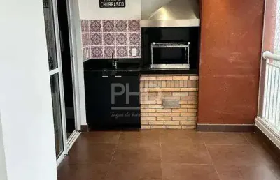 Apartamento à venda, com 115m², 3 quartos, 2 suítes, 3 banheiros, varanda gourmet, 2 vagas, vila valparaíso, santo andré
