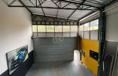 Galpão 80 m2 com mezanino centro de sbc - possibilidade de locação total de 115m²
