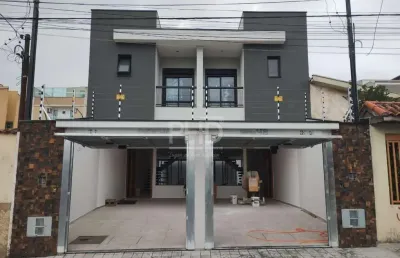 Sobrado novo 145 m2, 3 suítes 2 vagas vila metalúrgica - santo andré sp