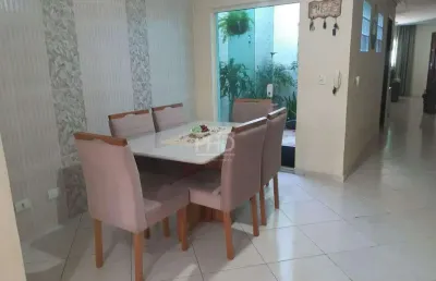 Casa assobradada à venda, 3 quartos, 1 suíte, 4 vagas, vila eldizia - santo andré/sp