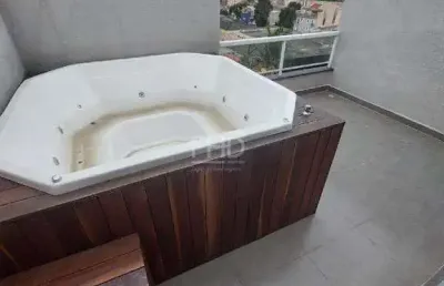 Cobertura com 3 quartos para alugar na Vila Scarpelli, Santo André 