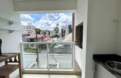 Apartamento mobiliado, 2 dormitórios - água verde, loteamento villa rica