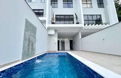 Sobrado triplex com 3 suítes, piscina na ponta aguda por r$ 1.290.000