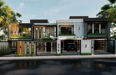 Sobrado triplex com 3 suítes, piscina na ponta aguda por r$ 1.190.000