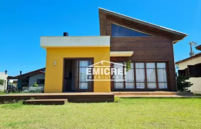 Emicrei vende casa com 03 dormitórios à venda, 97 m² por r$ 980.000 - lagoa dos esteves - balneário rincão/sc