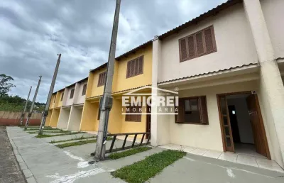Sobrado com 2 dormitórios à venda, 52 m² por r$ 175.000 - ipiranga - sapucaia do sul/rs