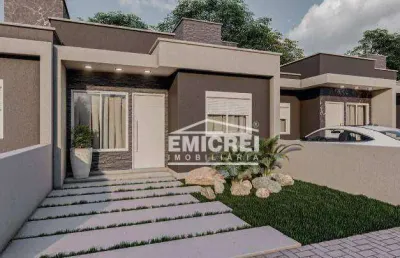 Casa com 2 dormitórios à venda, 62 m² por r$ 259.000,00 - boa vista - são leopoldo/rs