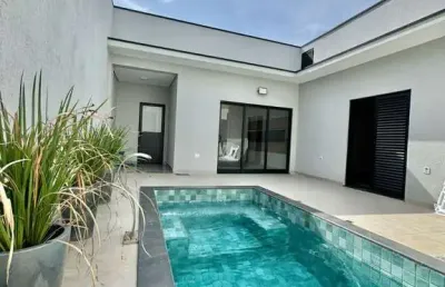 Casa em condomínio fechado com 3 quartos à venda na rua benedito gadia, 25, jardim portal de itaici, indaiatuba por r$ 1.390.000
