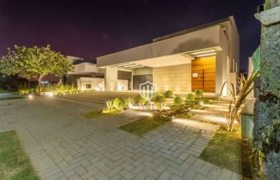 Casa moderna com 4 suítes, escritório, espaço gourmet e piscina aquecida – alto padrão e valor atraente!
