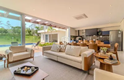 Casa moderna e mobiliada com 5 suítes à venda no condomínio city castelo – piscina, energia solar e poço artesiano | itu/sp