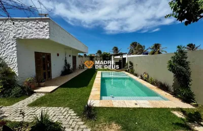 Casa em condomínio fechado com 4 quartos à venda na doca malaquias, 10, praia guajiru, trairi por r$ 950.000