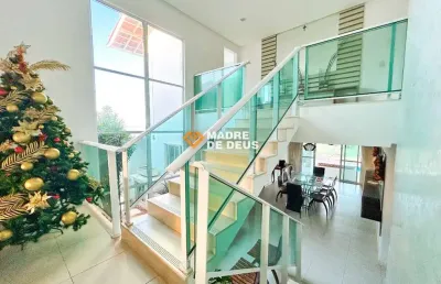 Casa em condomínio fechado com 6 quartos à venda na marlin azul, 805, porto das dunas, aquiraz por r$ 1.490.000